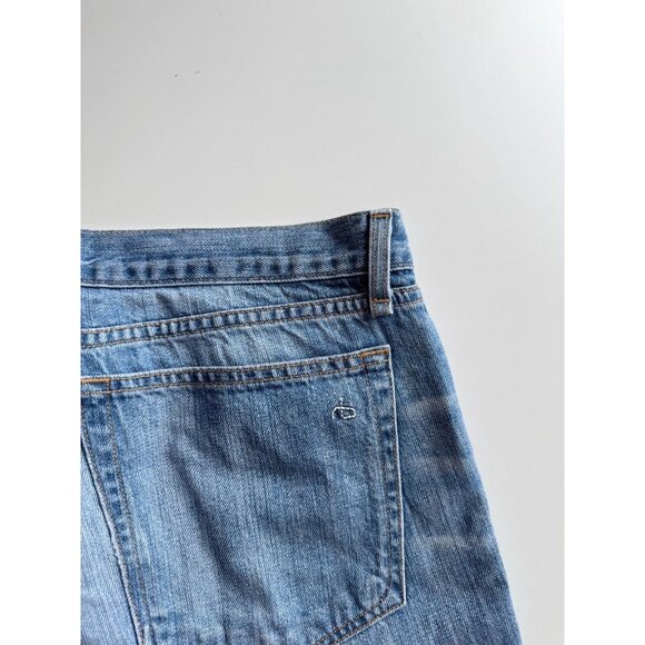 RAG & BONE The Dre Moss w/ Holes Ripped Boyfriend Jeans, Size 23 - Picture 9 of 16